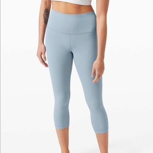 Chambray Align Crop